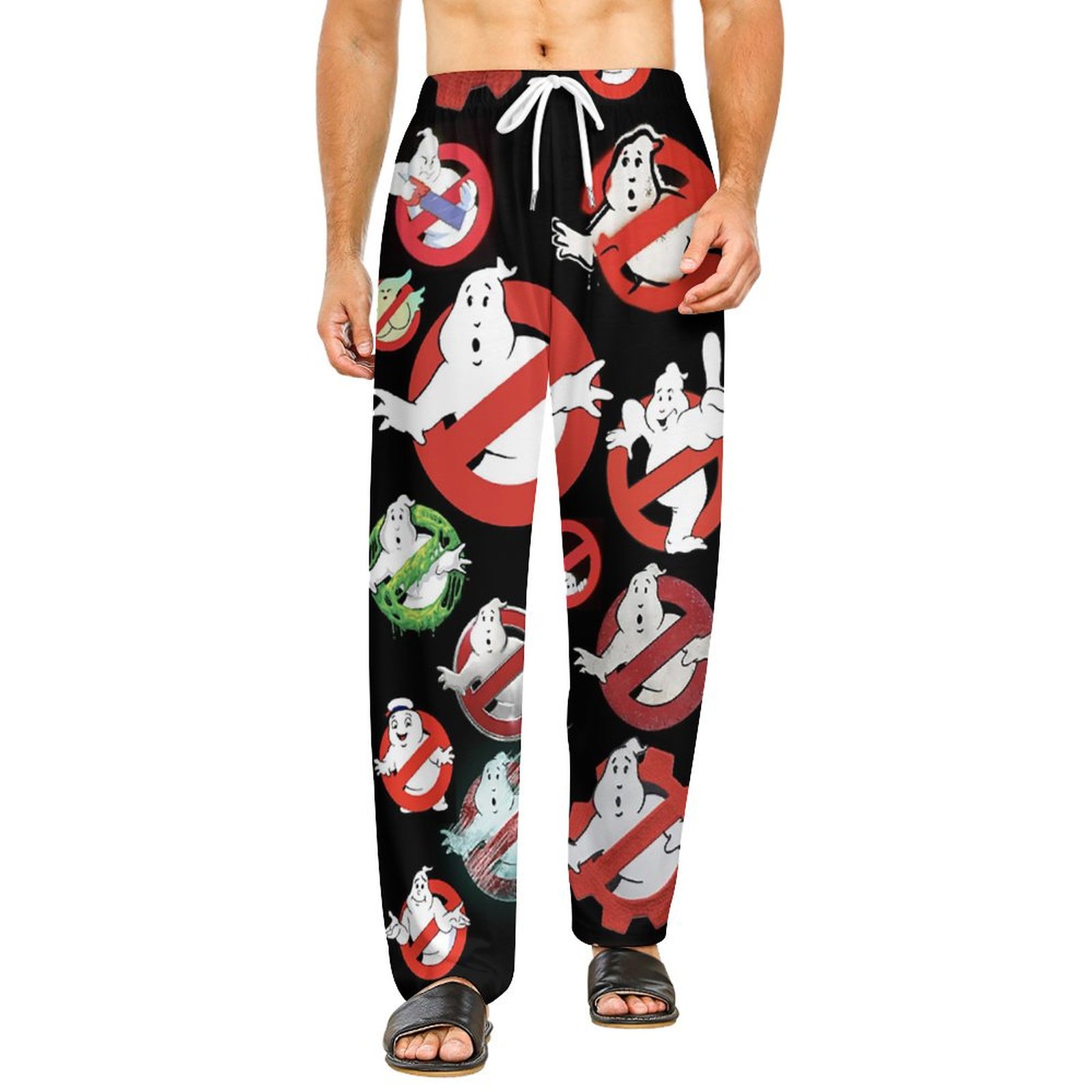 Ghostbusters Home Pajamas Sleep Pants Teen Sleeping Pants for Women Men